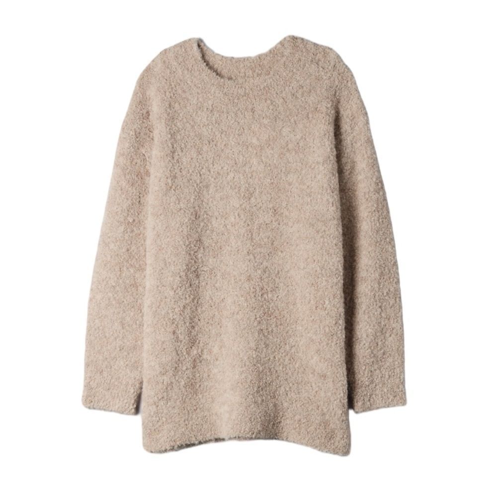 ARITZIA Wilfred Seissan Alpaca Wool Sweater Olive Beige XS